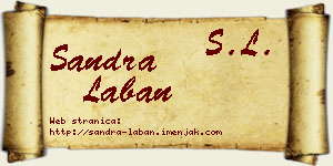 Sandra Laban vizit kartica